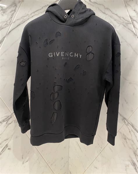 givenchy sweatshirt dress|sweatshirt Givenchy paris destroyed.